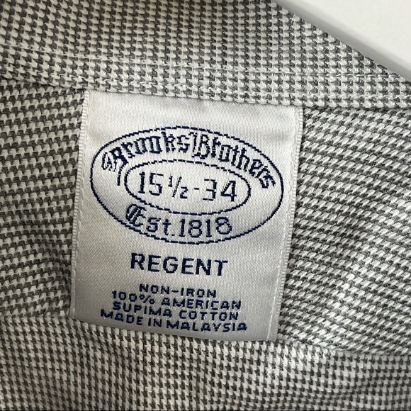 Brooks BROTHERS Regent Men's Dress Shirt 15 1/2 - Picture 3 of 5